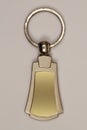 Keychain made of metals. Key ring used as a promotion.