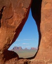 Keyhold view of Monument Valley, AZ