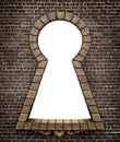 Keyhole Royalty Free Stock Photo