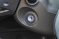 Keyhole, ignition switch in the passenger car Royalty Free Stock Photo