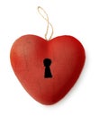 Keyhole heart Royalty Free Stock Photo