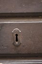 Keyhole of old doorlock 2 Royalty Free Stock Photo