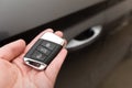 Keyless remote control system of a modern car - Image Royalty Free Stock Photo