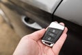 Keyless remote control system of a modern car - Image Royalty Free Stock Photo