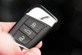 Keyless remote control system of a modern car - Image Royalty Free Stock Photo