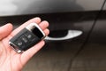 Keyless remote control system of a modern car - Image Royalty Free Stock Photo