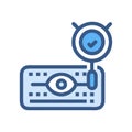 Keylogger Detector Icon for Security Measures