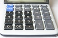 Keypad calculator. Royalty Free Stock Photo