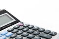 Keypad on calculator Royalty Free Stock Photo