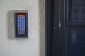 Keypad entry system at a building entrance Royalty Free Stock Photo