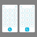 Keypad for phone. Royalty Free Stock Photo