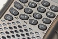 Keypad for a police scanner Royalty Free Stock Photo