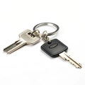Keyring isolated on white background Royalty Free Stock Photo