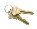 Keys with Clipping Path Royalty Free Stock Photo