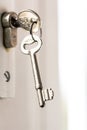 Keys in locker Royalty Free Stock Photo