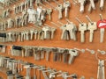 Keys locksmith shelve many types