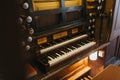 Old organ in a church Royalty Free Stock Photo