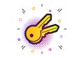 Keys sign icon. Unlock tool symbol. Vector