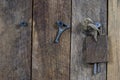 Keys to the front door of the house. Various accessories needed Royalty Free Stock Photo