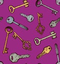 Keys. Vector drawing