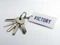 Keys of victory Royalty Free Stock Photo