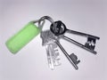keys with white background