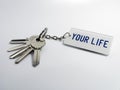 Keys of your life Royalty Free Stock Photo