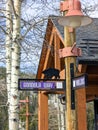 keystone colorado ski resort and village in spring Royalty Free Stock Photo