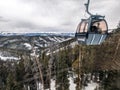 keystone colorado ski resort and village in spring Royalty Free Stock Photo