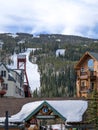 keystone colorado ski resort and village in spring Royalty Free Stock Photo