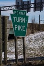 Keystone Penna Turnpike Sign