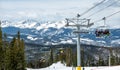 keystone ski resort town in colorado rockies