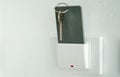 Keytag,Magnetic card in key box holder switch. Royalty Free Stock Photo