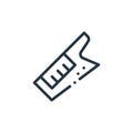 keytar vector icon. keytar editable stroke. keytar linear symbol for use on web and mobile apps, logo, print media. Thin line