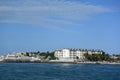 KeyWest view from the ocean Royalty Free Stock Photo