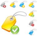 Keyword tag icon Royalty Free Stock Photo