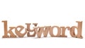 KEYWORD Wood Letters