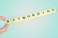 Keywording word Royalty Free Stock Photo