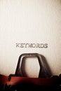 Keywords concept view Royalty Free Stock Photo