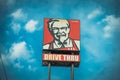 KFC fast food restaurant. Kentucky Fried Chicken KFC is the world`s second largest restaur
