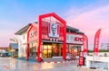 KFC Fried Chicken shop fast food restaurant Newly opened branch in Bang Kruai District Nonthaburi