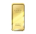 1kg gold bar Royalty Free Stock Photo