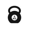 8 KG Kettle Bell Icon.