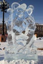 Khabarovsk, Russia - 01.31.2024: ice figure