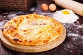 Khachapuri. Georgian cuisine. Georgian traditional food Royalty Free Stock Photo