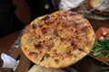 Khachapuri with greens