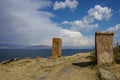 Khachkar (cross stone), Sevan lake, Armenia