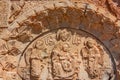 Khachkars in Noravank monastery in Armenia Royalty Free Stock Photo