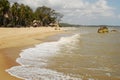 Khae Khae Beach has large granite rocks and a fine sand beach.