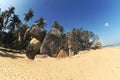 Khae Khae Beach has large granite rocks and a fine sand beach.